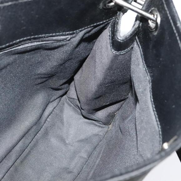 GUCCI GG Canvas Shoulder Bag Black Silver - Picture 16 of 16